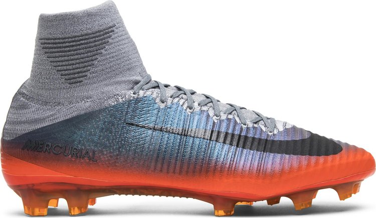 Кроссовки Nike CR7 x Mercurial SuperFly 5 FG 'Metallic Hematite', серый - фото