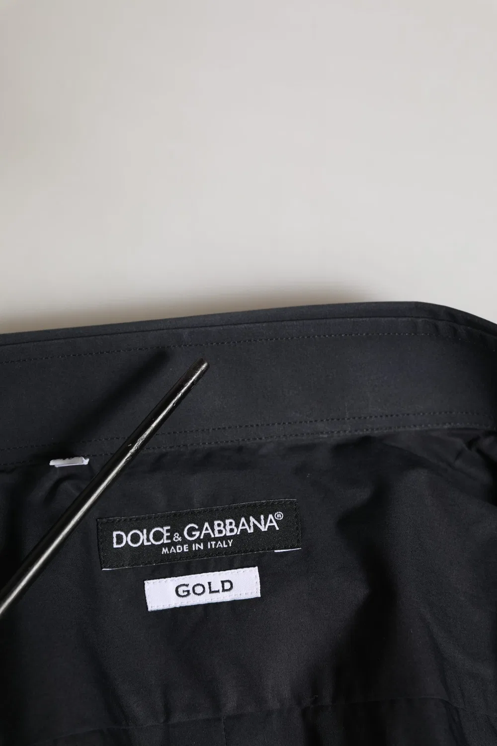 Мужская рубашка с длинным рукавом GOLD dress shirt Dolce & Gabbana, Black