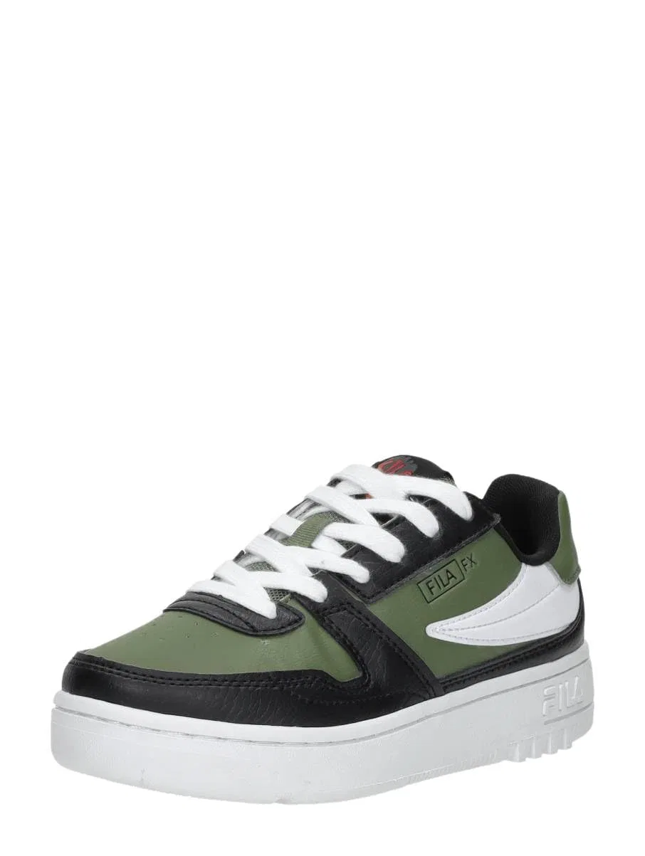 Детские кроссовки для мальчиков спортивные Fila Fxventuno Teens, Oil Green Black — фото 2
