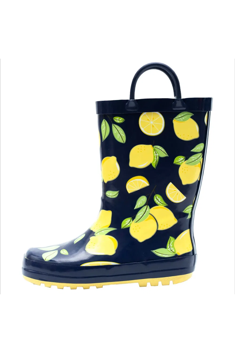 Детские ботинки непромокаемые Hudson Baby, Navy Lemons