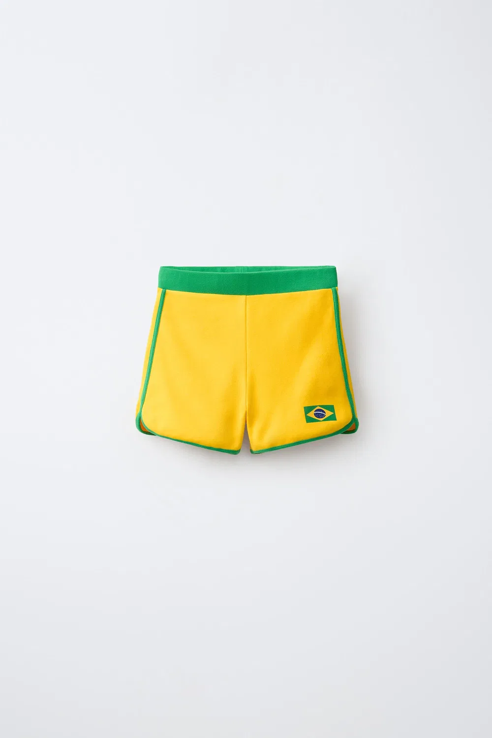 Бразильские укороченные леггинсы ZARA, Yellow