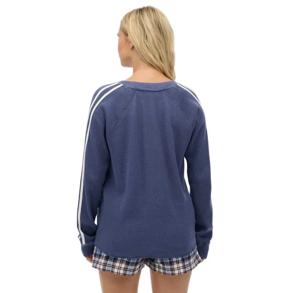 Футболка с длинным рукавом Athletic Essential Graphic Superdry, синий — фото 2
