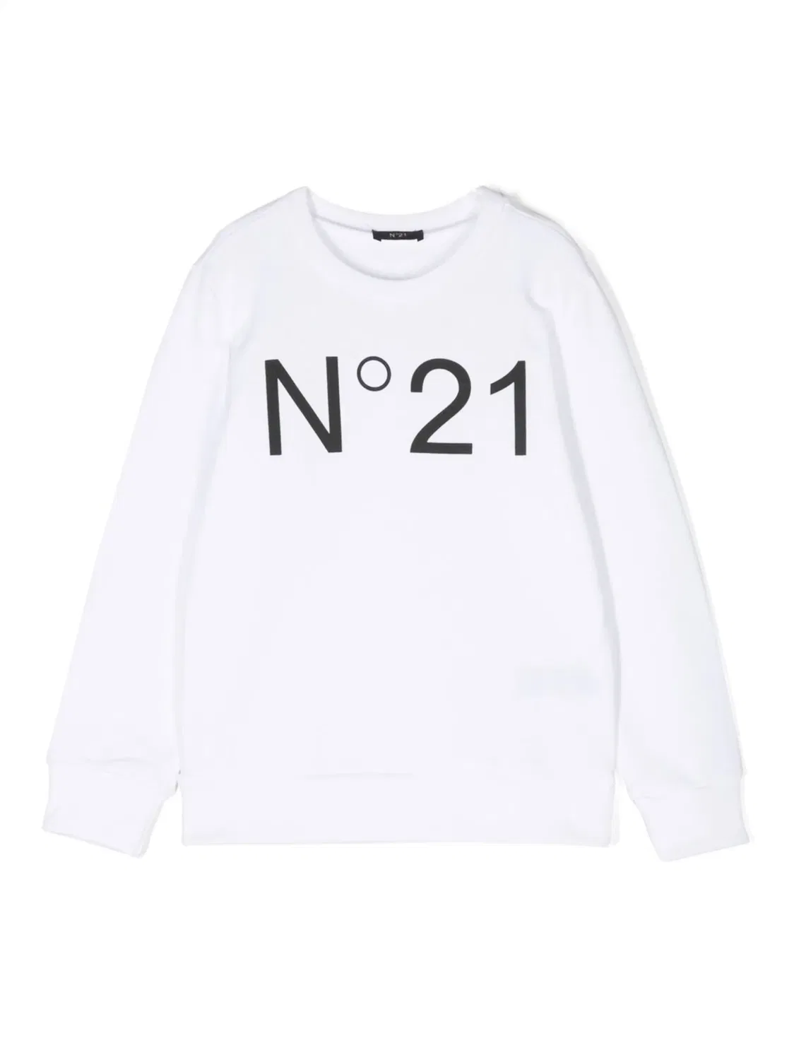 Nº21 Свитшот с логотипом белый