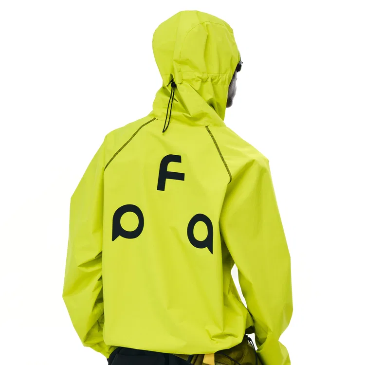Детская ветровка из софтшелла с капюшоном FPA, Mustard Green