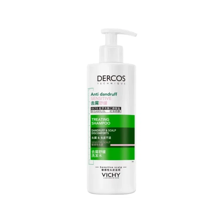 Шампунь против перхоти DERCOS, Vichy, 200 мл, Pink