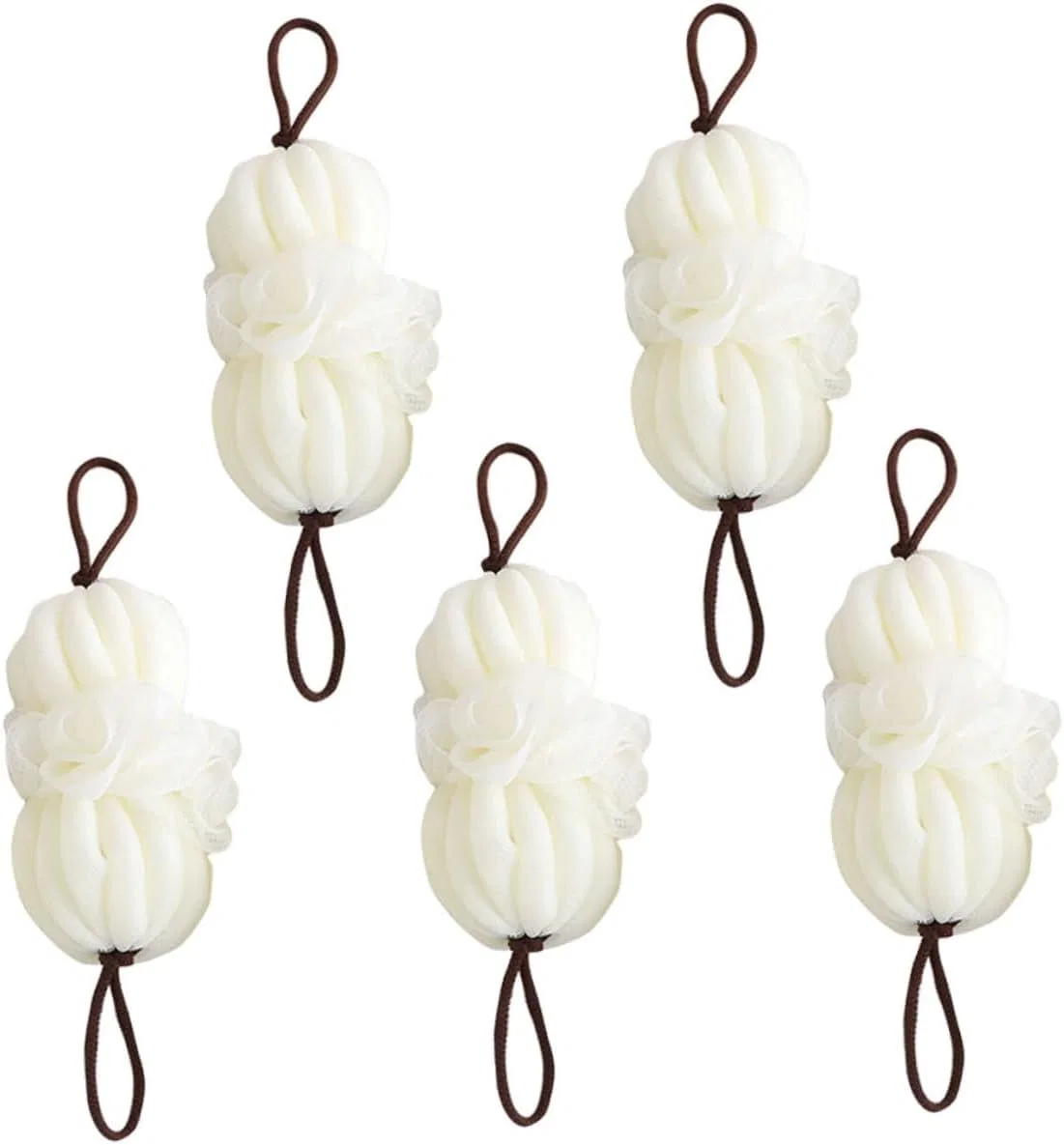 Люфа для тела 5 шт, Beige Gatuida
