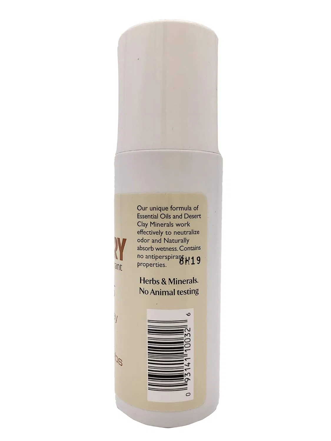 Роликовый дезодорант Clay Dry Natural, 89 мл, Zion Health — фото 2