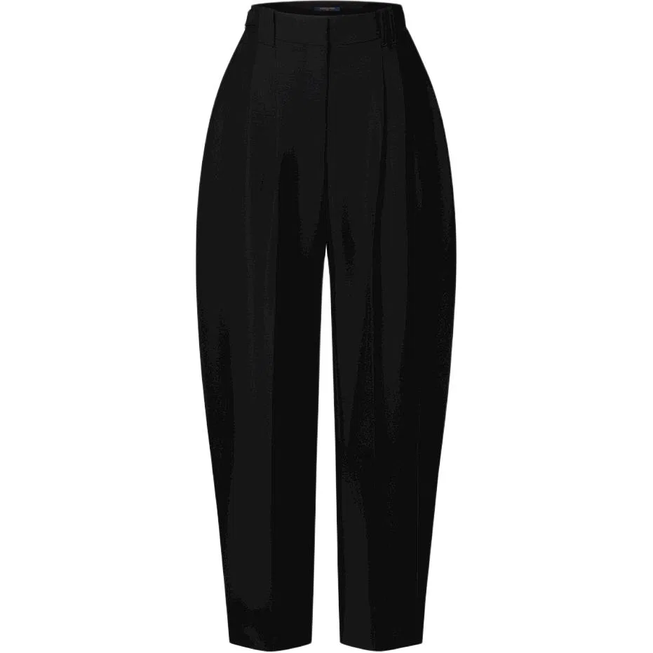 Женские повседневные брюки зауженные Black LOUIS VUITTON, Black