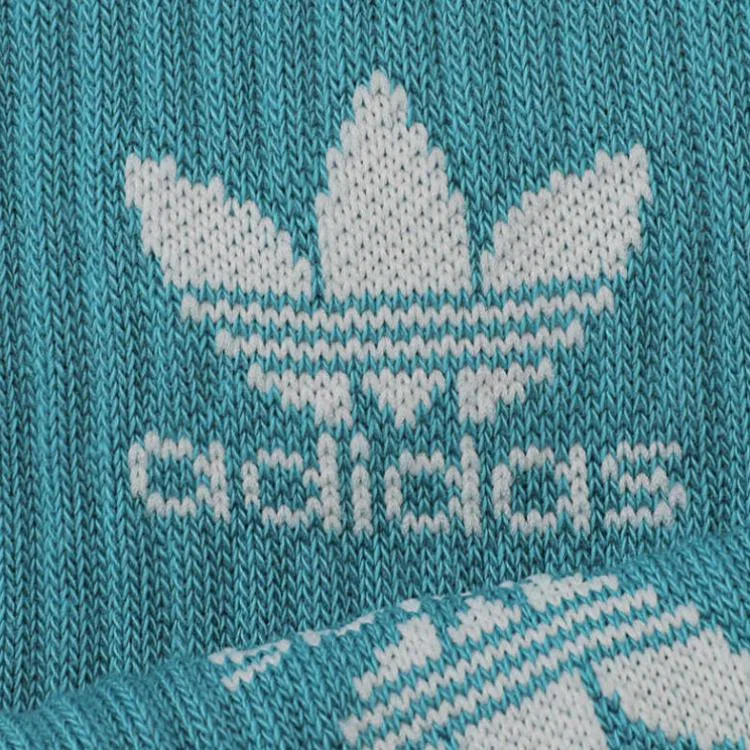 Детские гольфы до колена, комплект из 3 пар, Adidas Originals, Black/Green/White — фото 3