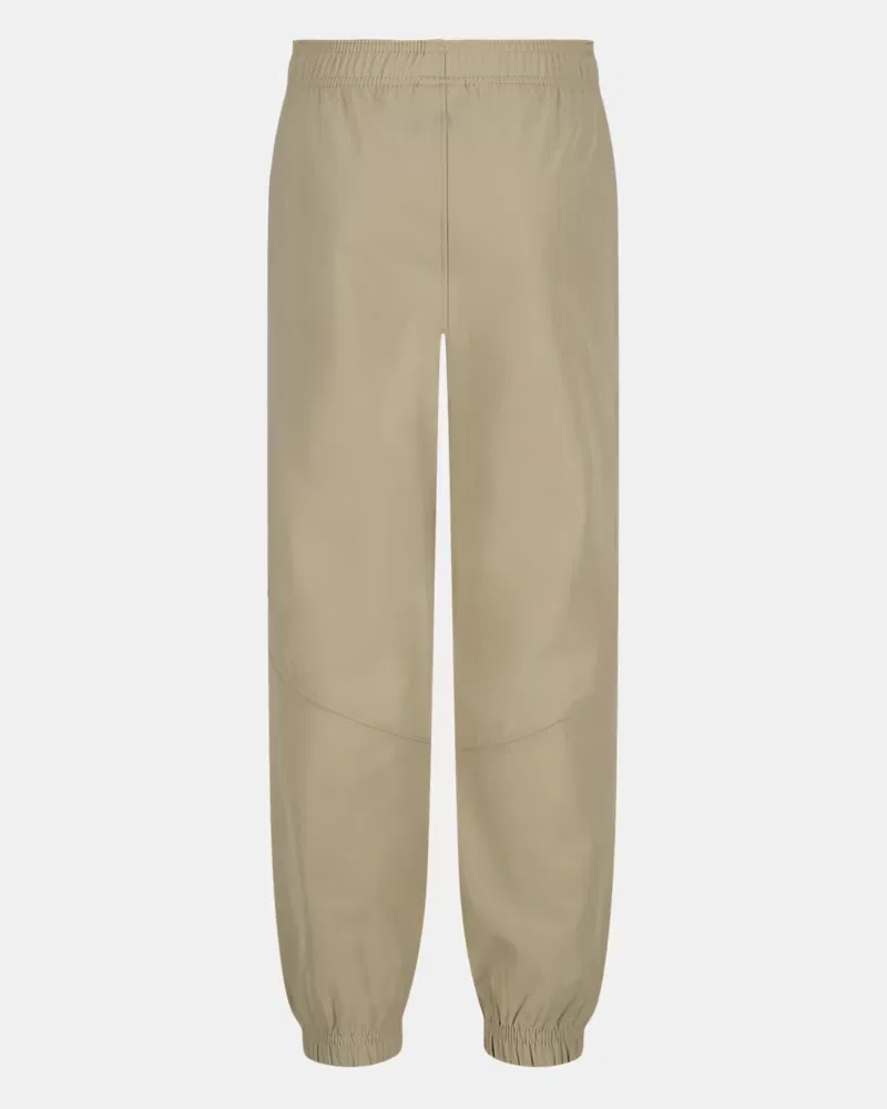 Детские брюки из тянущейся ткани с эластичным поясом UA Stretch Woven UnderArmour, City Khaki/Black — фото 2