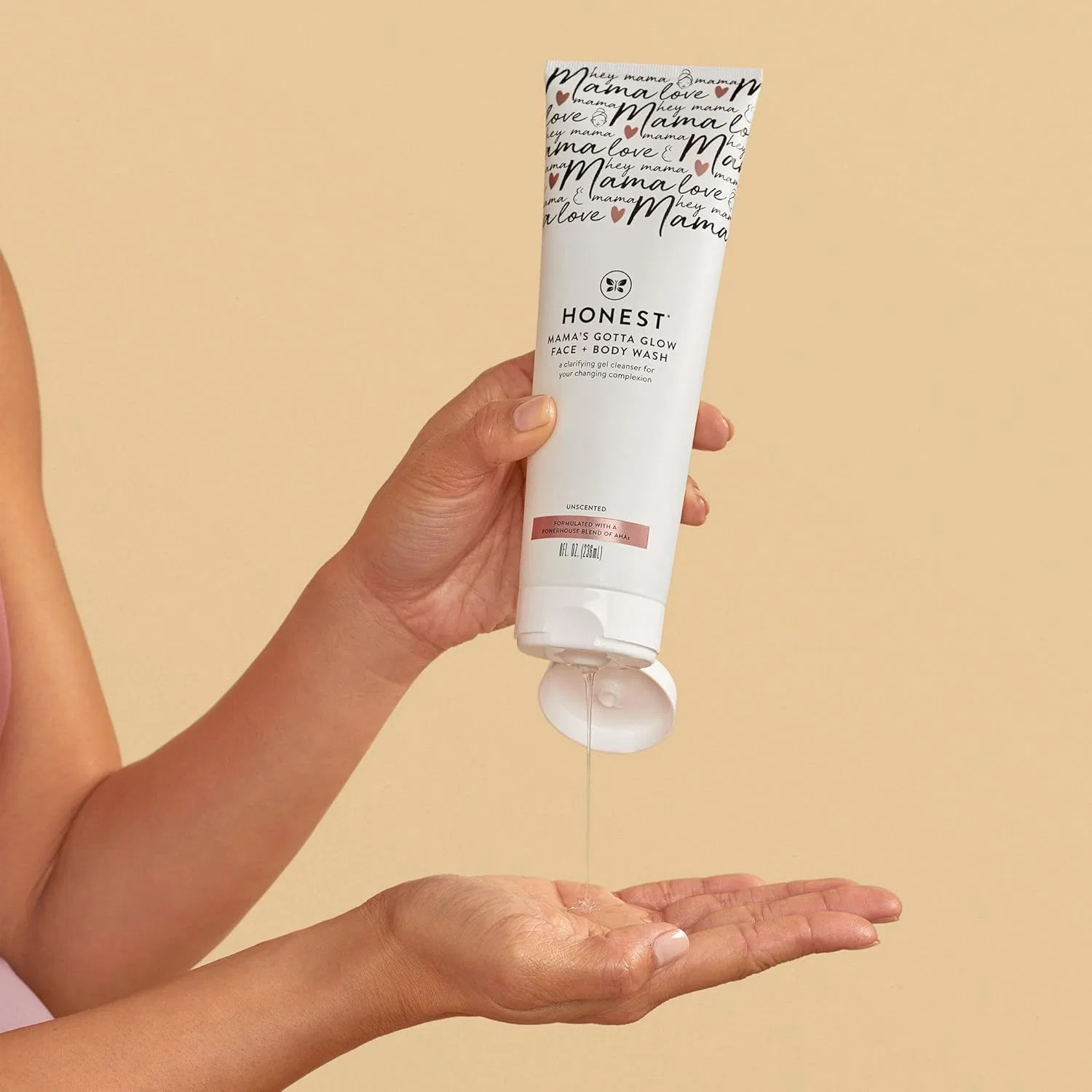 Гель для душа и тела Honest Mama's Gotta Glow, 236.59 мл, White The Honest Company — фото 3