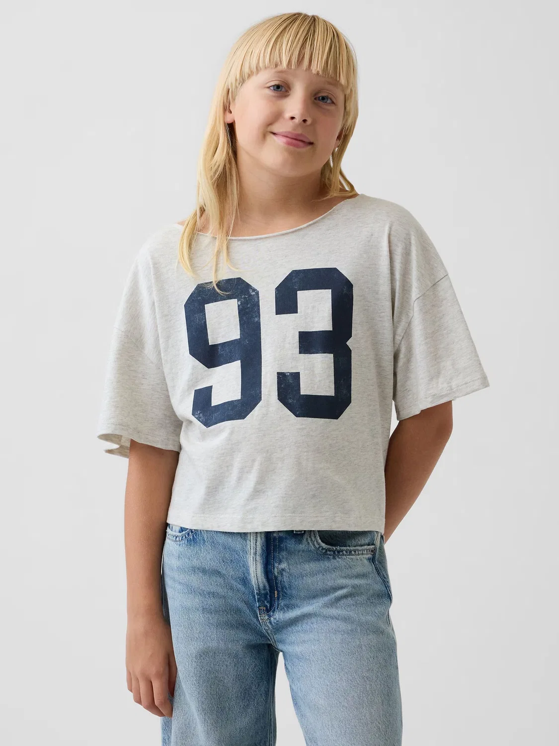 Футболка оверсайз Gap Grey, серый