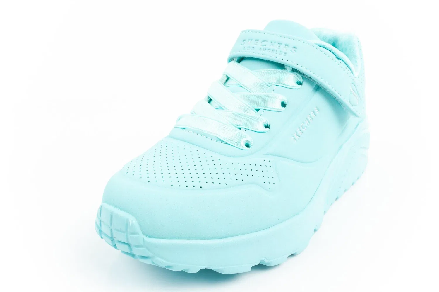 Детские кроссовки с технологией Air-Cooled Memory Foam Skechers Uno Lite, Blau — фото 3
