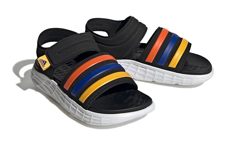 Детские сандалии с технологией LIGHTMOTION, на липучке, Adidas, Black Blue — фото 4