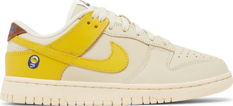 Кроссовки Nike Wmns Dunk Low LX 'Banana', кремовый - фото