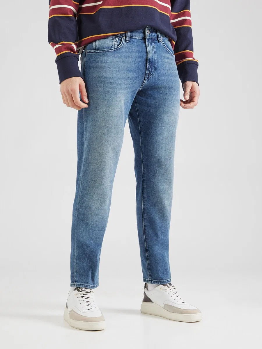 Джинсы BOSS Slim fit 'ONYX' синего цвета — фото 3