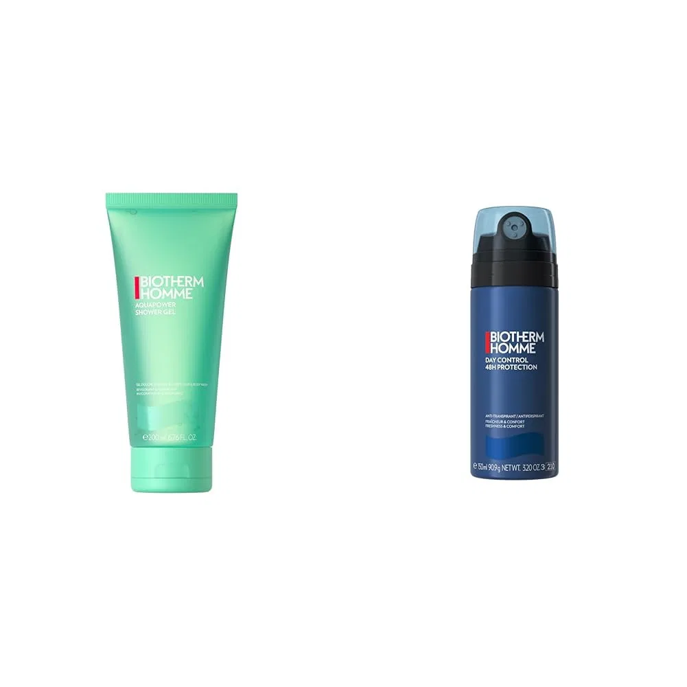 Набор гель для душа и дезодорант BIOTHERM, 200 мл + 150 мл