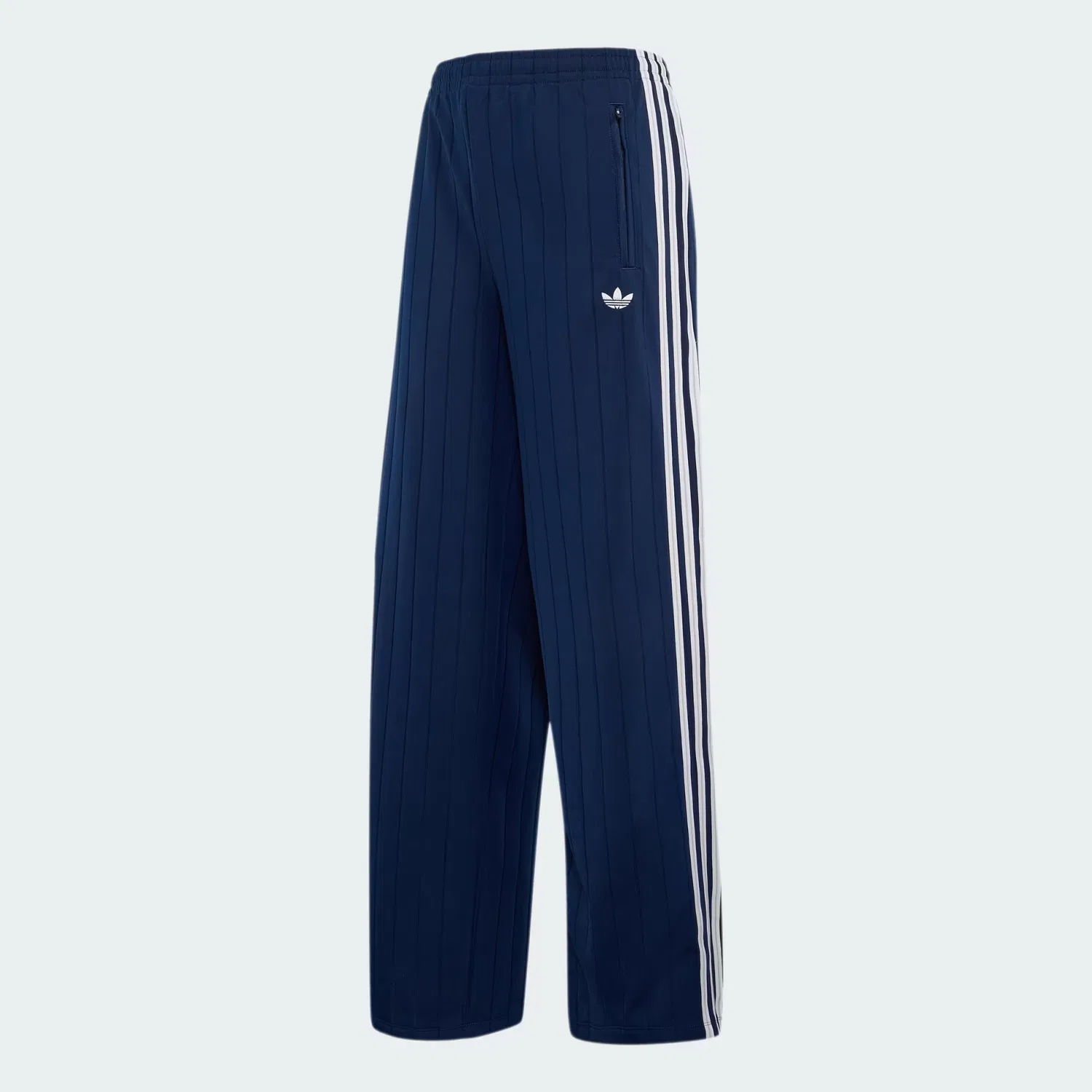Женские спортивные брюки свободного кроя Pinstripe Firebird Loose Trackpant Adidas Originals, Night Indigo/White/Grey Two — фото 4