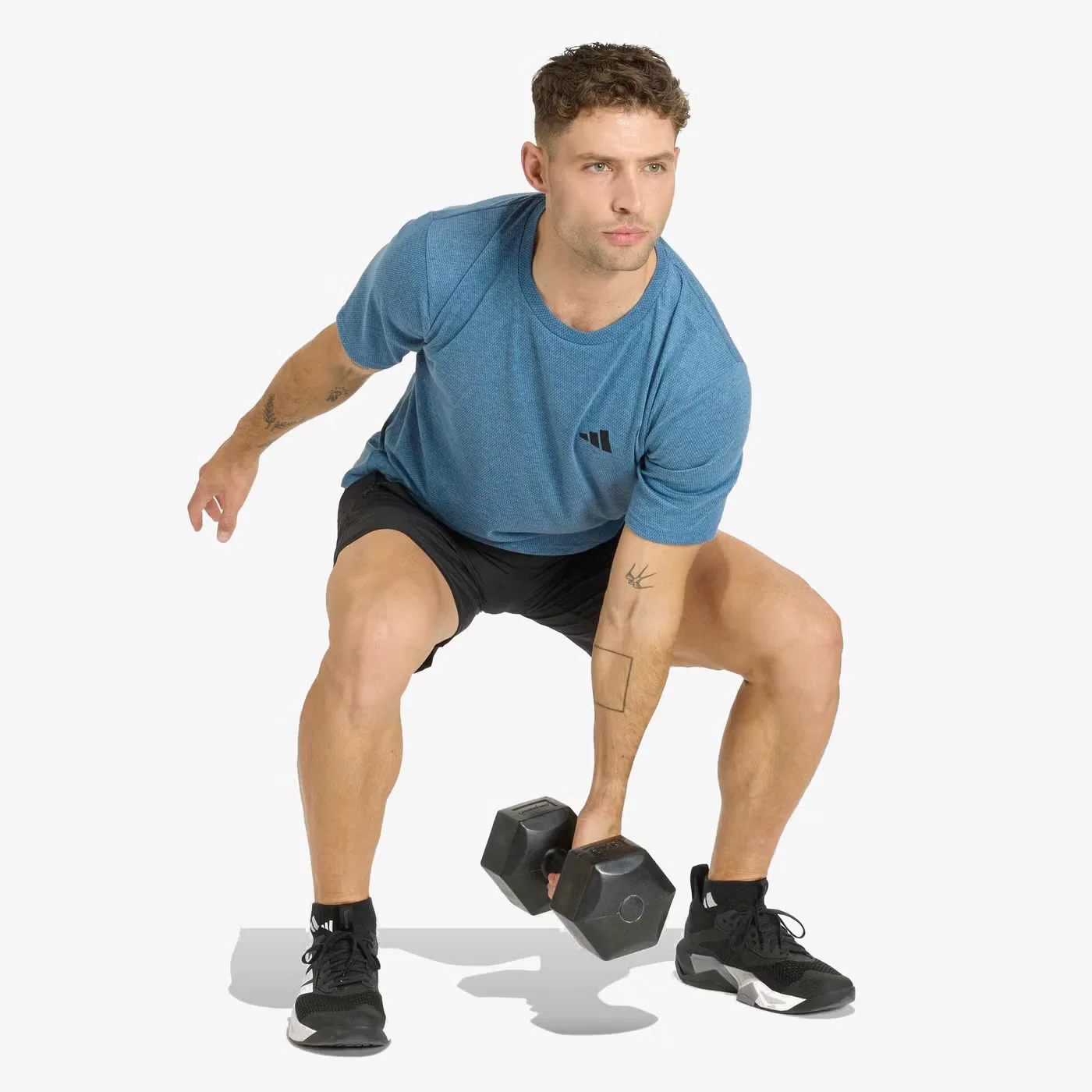 Футболка с принтом Workout Essentials Feelready Novelty Adidas, бирюзовый — фото 4