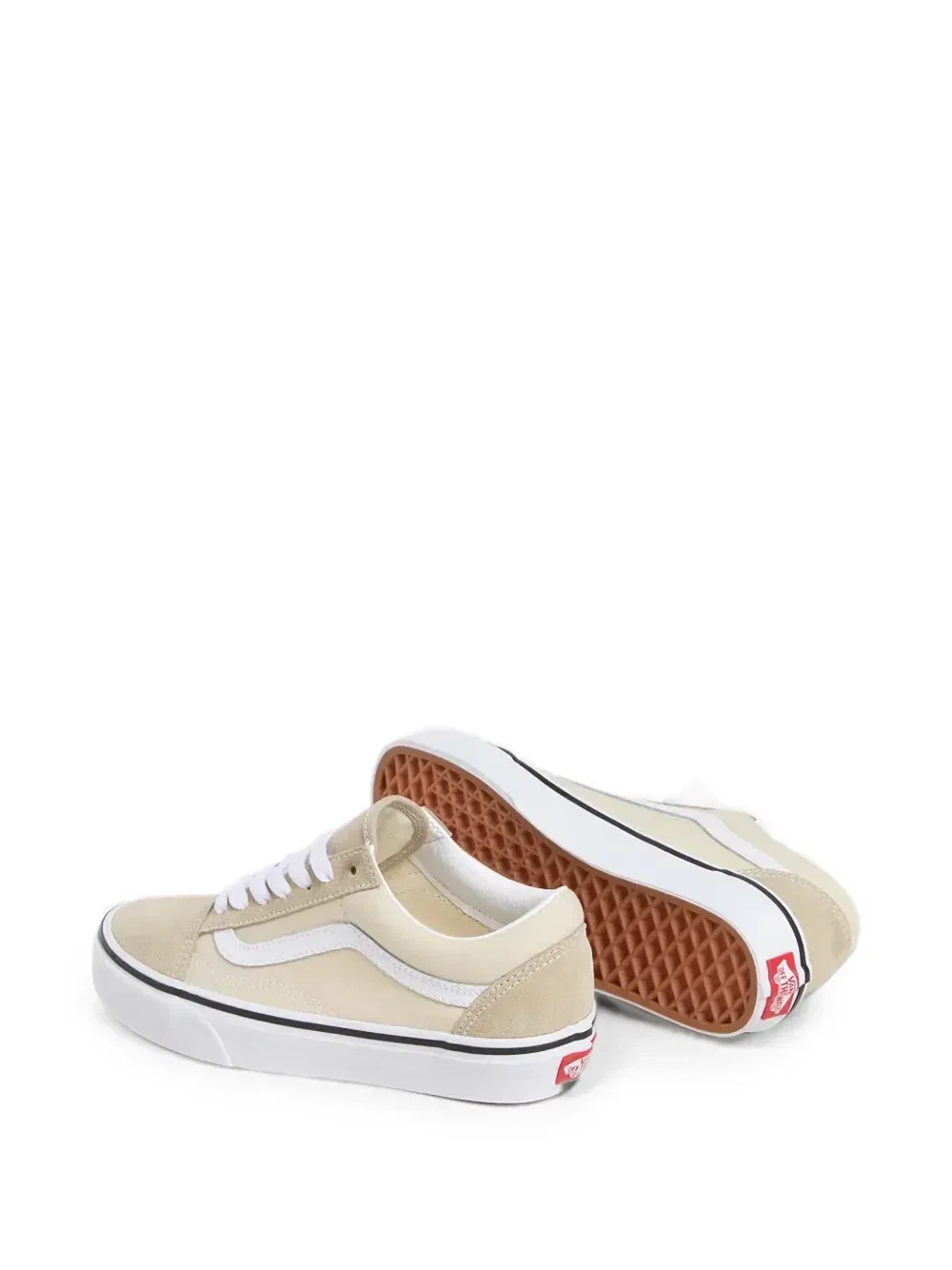 Кеды Old Skool Vans Kids, бежевый — фото 3