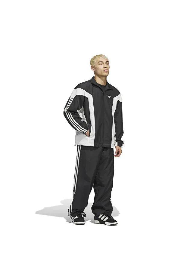 Женская ветровка-тренч оригинальная баскетбольная Originals basketball windbreak jkt jz6965 Adidas, Black — фото 3