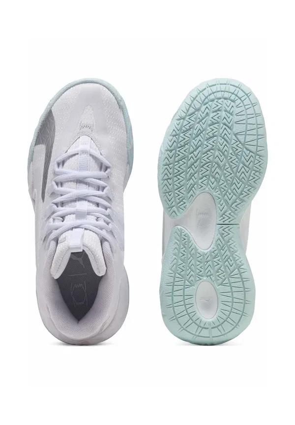 Кроссовки с верхом из синтетики и текстиля Dagger 2 Mid Puma, белый, silver, Feather Gray — фото 3