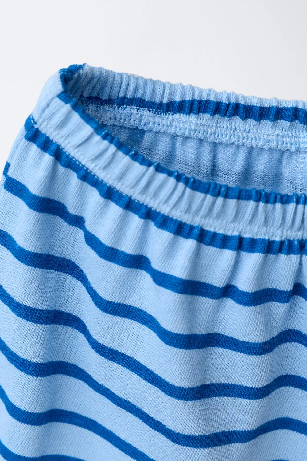 Комплект из полосатой футболки и трусиков ZARA, Light Blue — фото 4