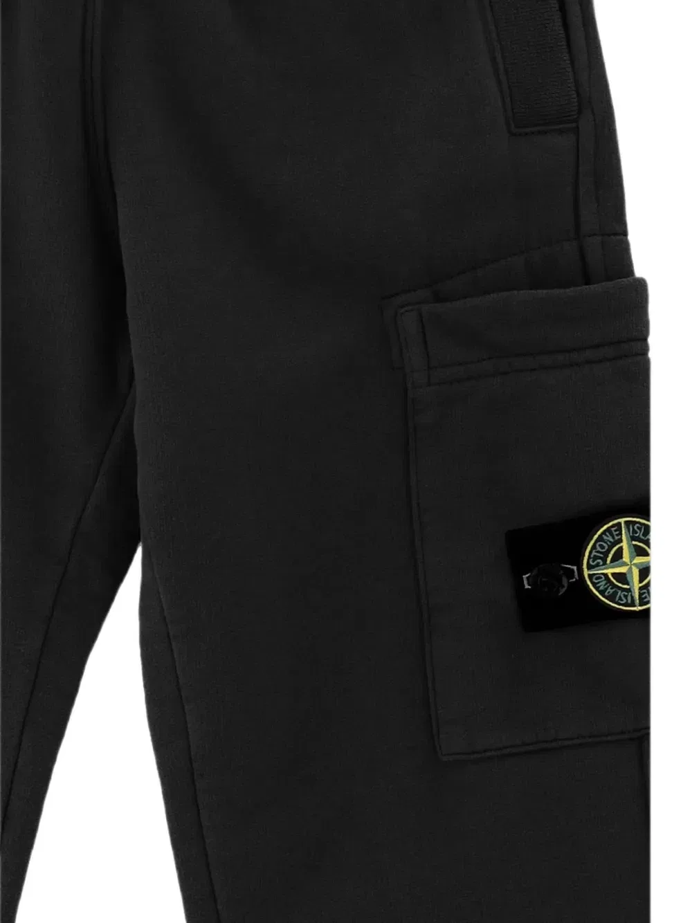 Спортивные брюки с нашивкой в виде логотипа компаса Stone Island Junior, черный — фото 3