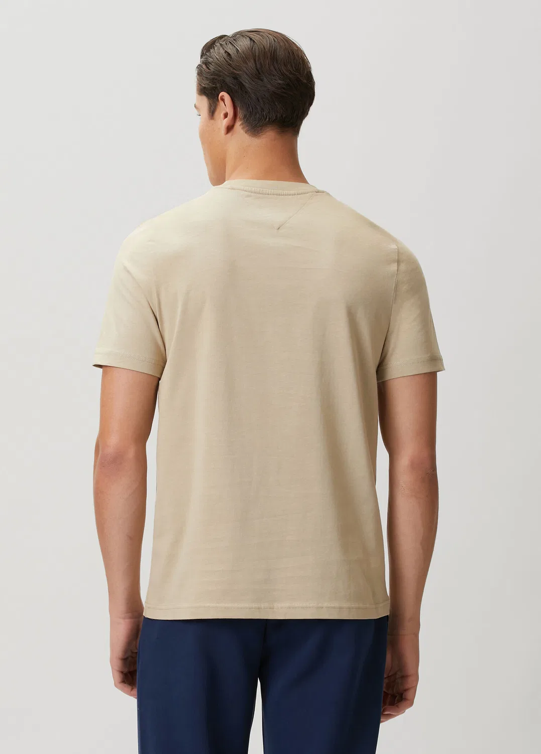 Футболка Tommy Hilfiger Brand Love Stripe Haki, khaki — фото 4