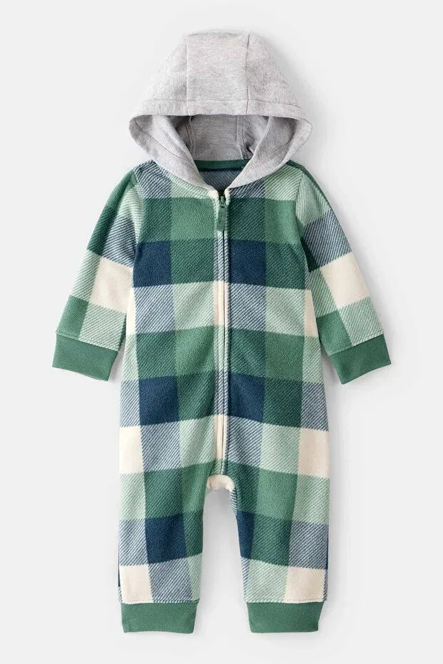 Детский комбинезон для мальчиков с капюшоном Carter'S, Navy Blue — фото 2