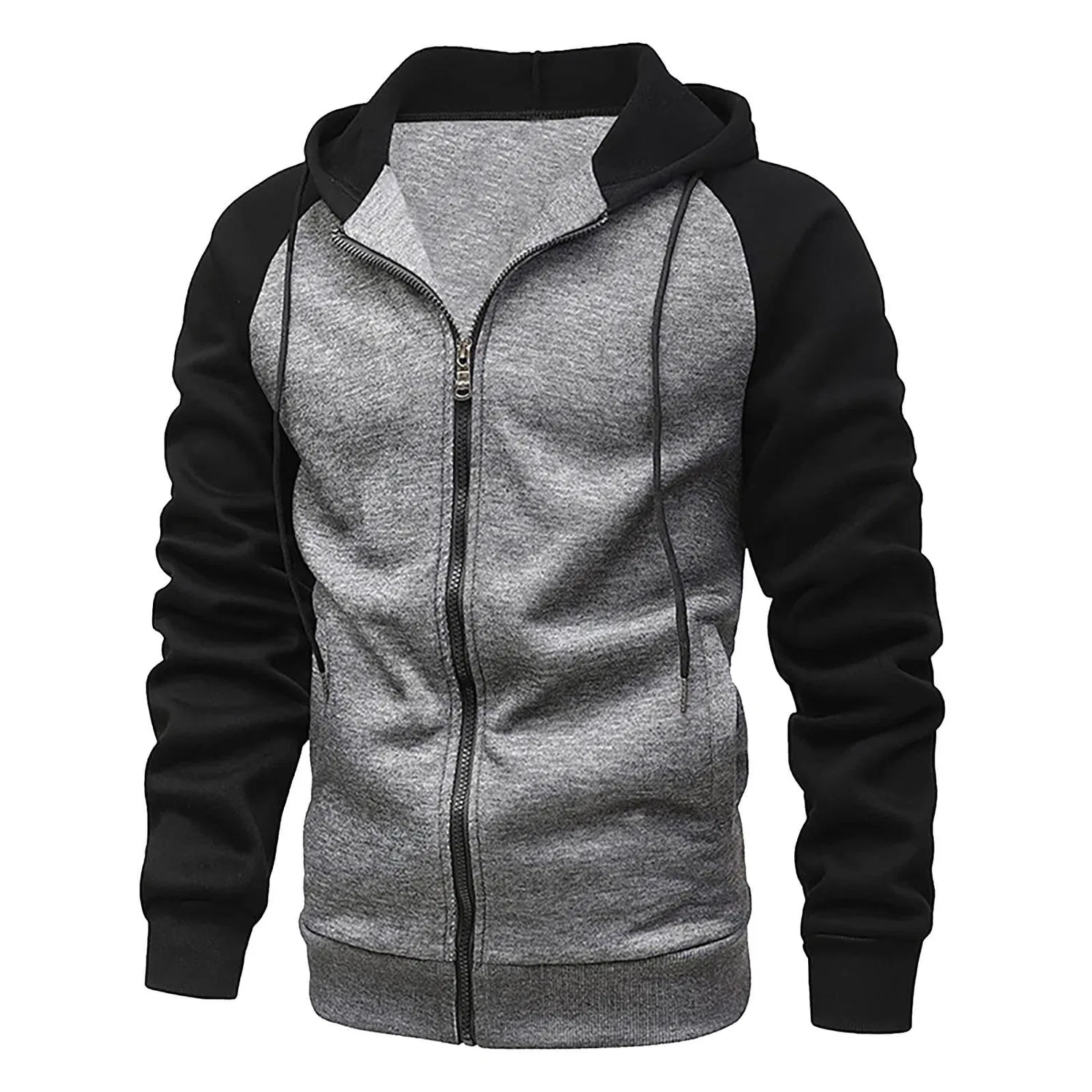 Мужской свитшот с капюшоном и молнией Structured Wide Jacket, A-bk3