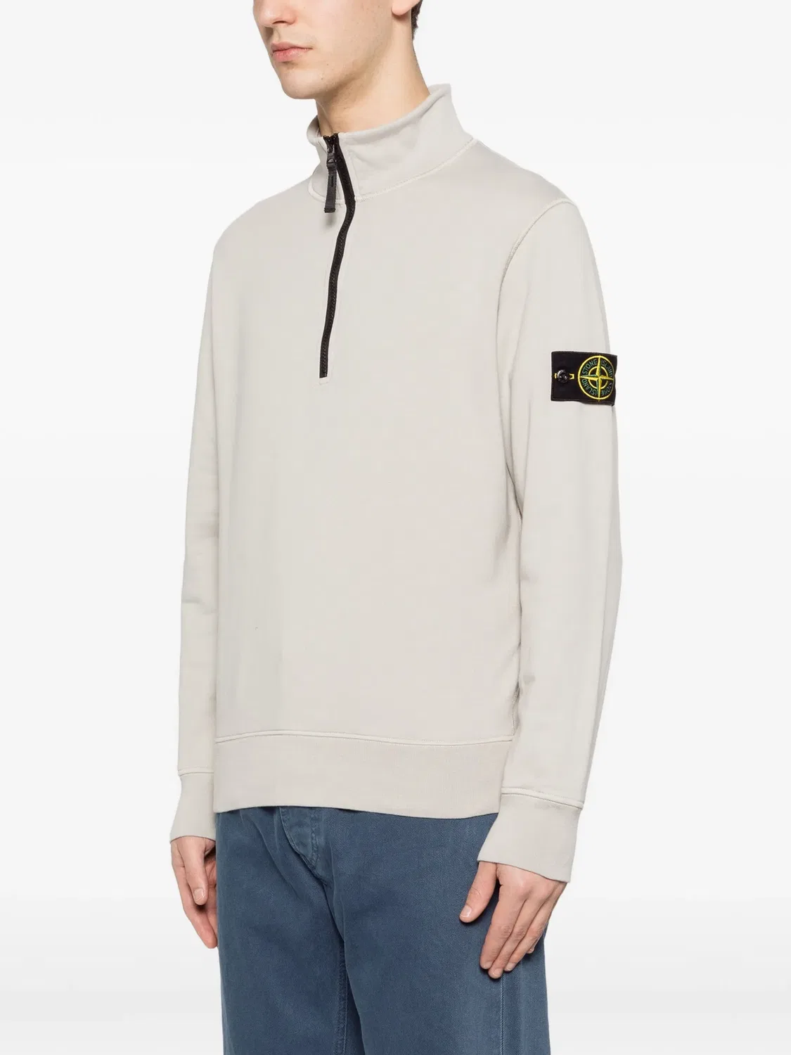 Свитшот на молнии Stone Island, нейтральные — фото 2