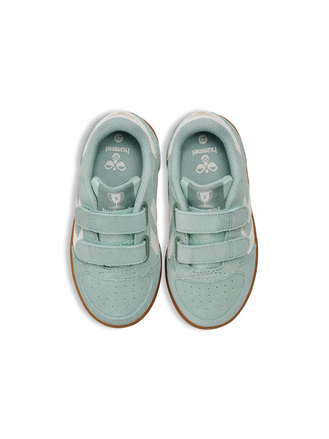 Детские кроссовки с принтом Victory Suede Hummel, Grun Blattgrun Khakigrun — фото 3