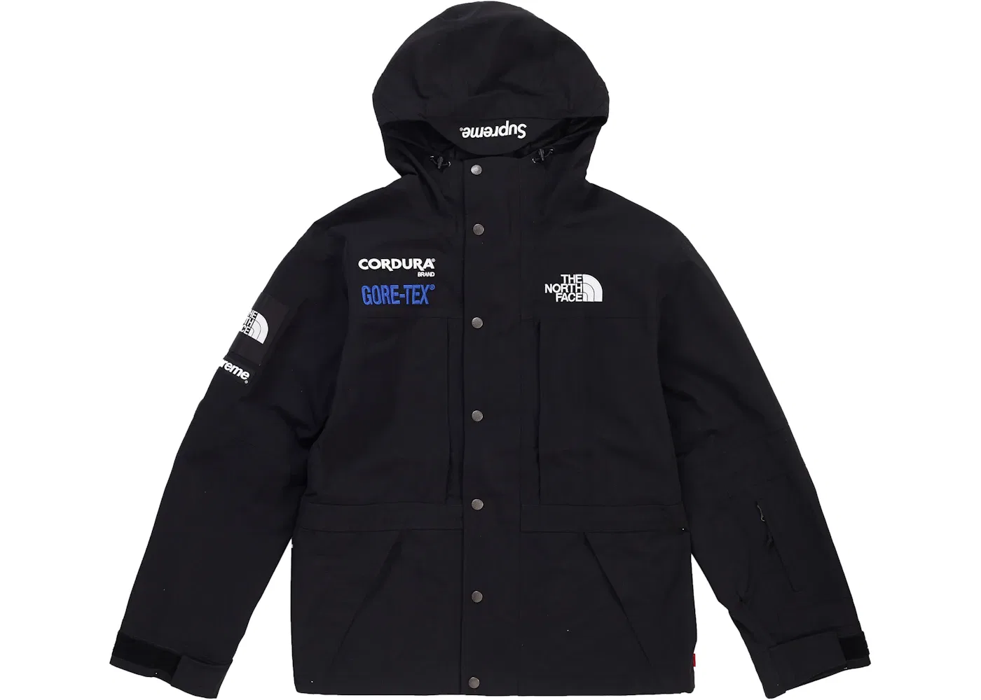 Мужская куртка Expedition с принтом Supreme The North Face Expedition (FW18), Black