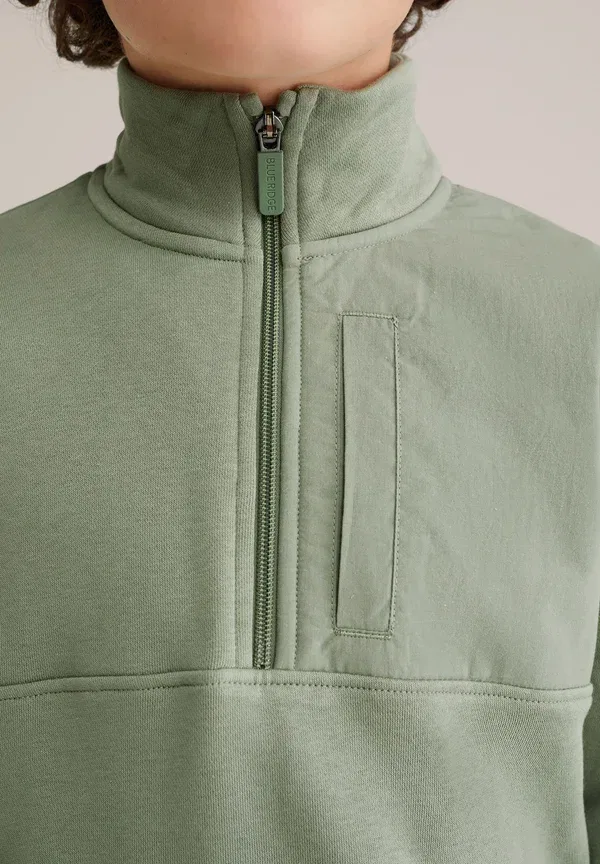 Спортивный свитшот из хлопка и полиэстера Blue ridge We Fashion, Light Green, светло-зеленый — фото 3