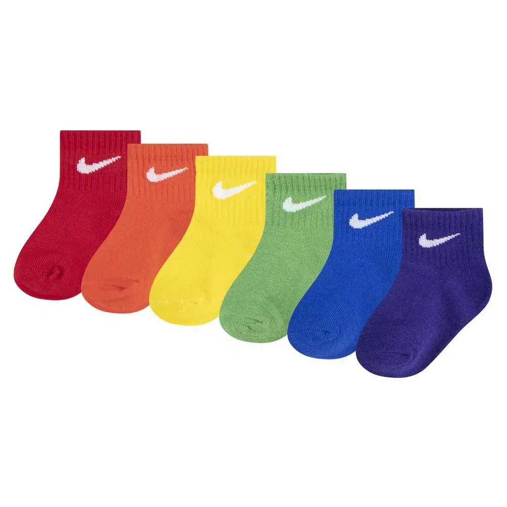 Носки Nike Swoosh Half 6 пар, мультиколор