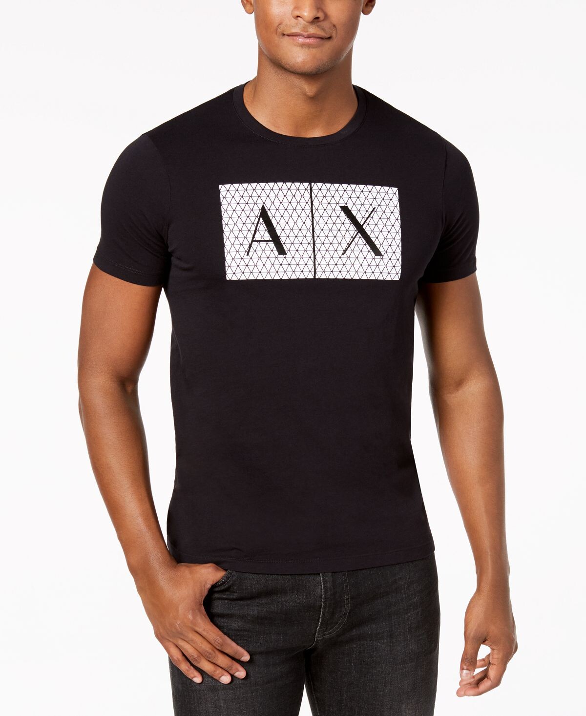 

Мужская футболка foundation triangulation A|X Armani Exchange, черный