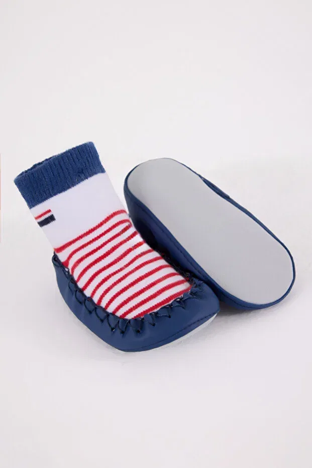 Детские носки для мальчиков хлопковые U.S. Polo Assn., White-Blue — фото 4