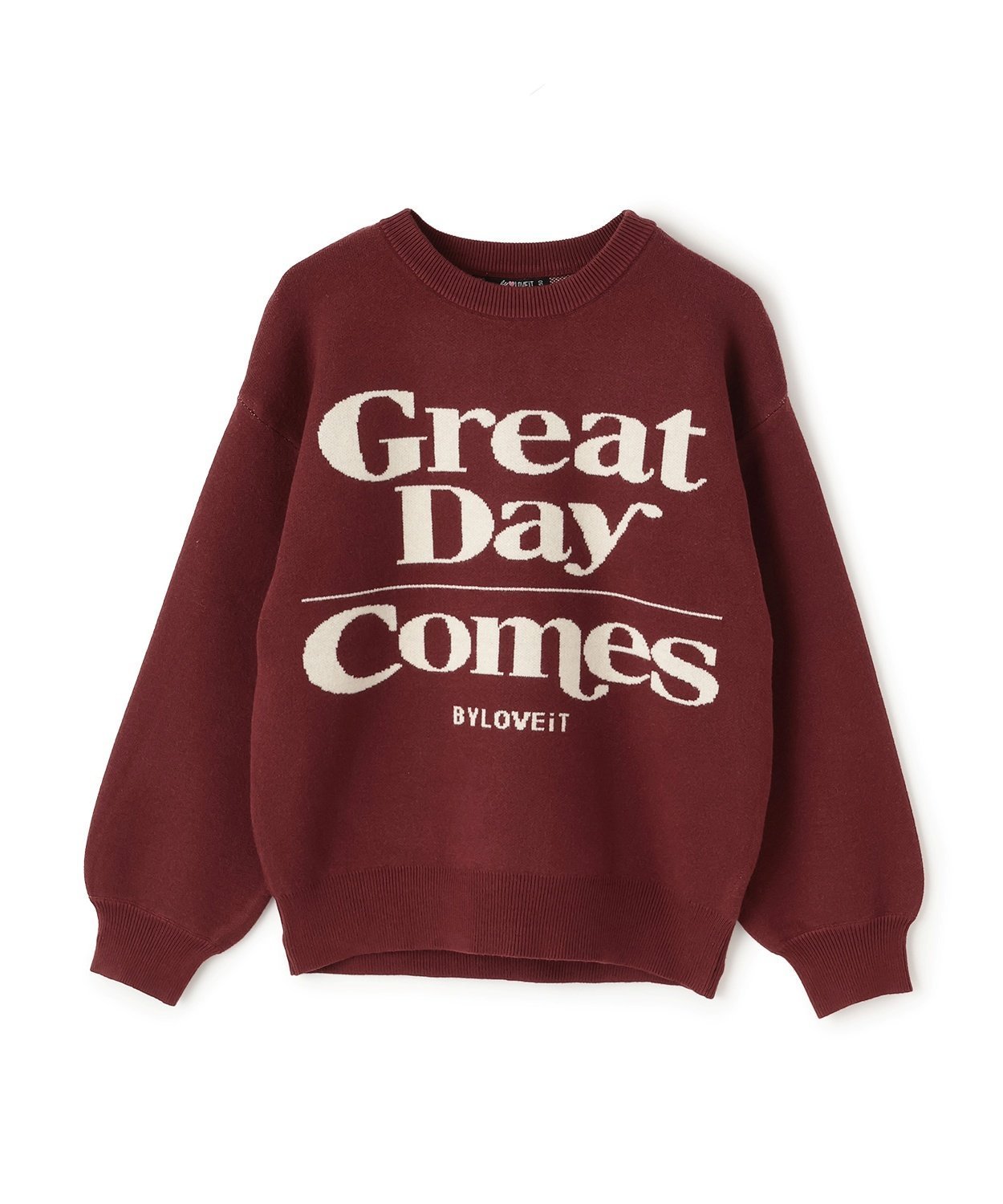 Свитер жаккардовый трикотаж с логотипом By Loveit, Engine