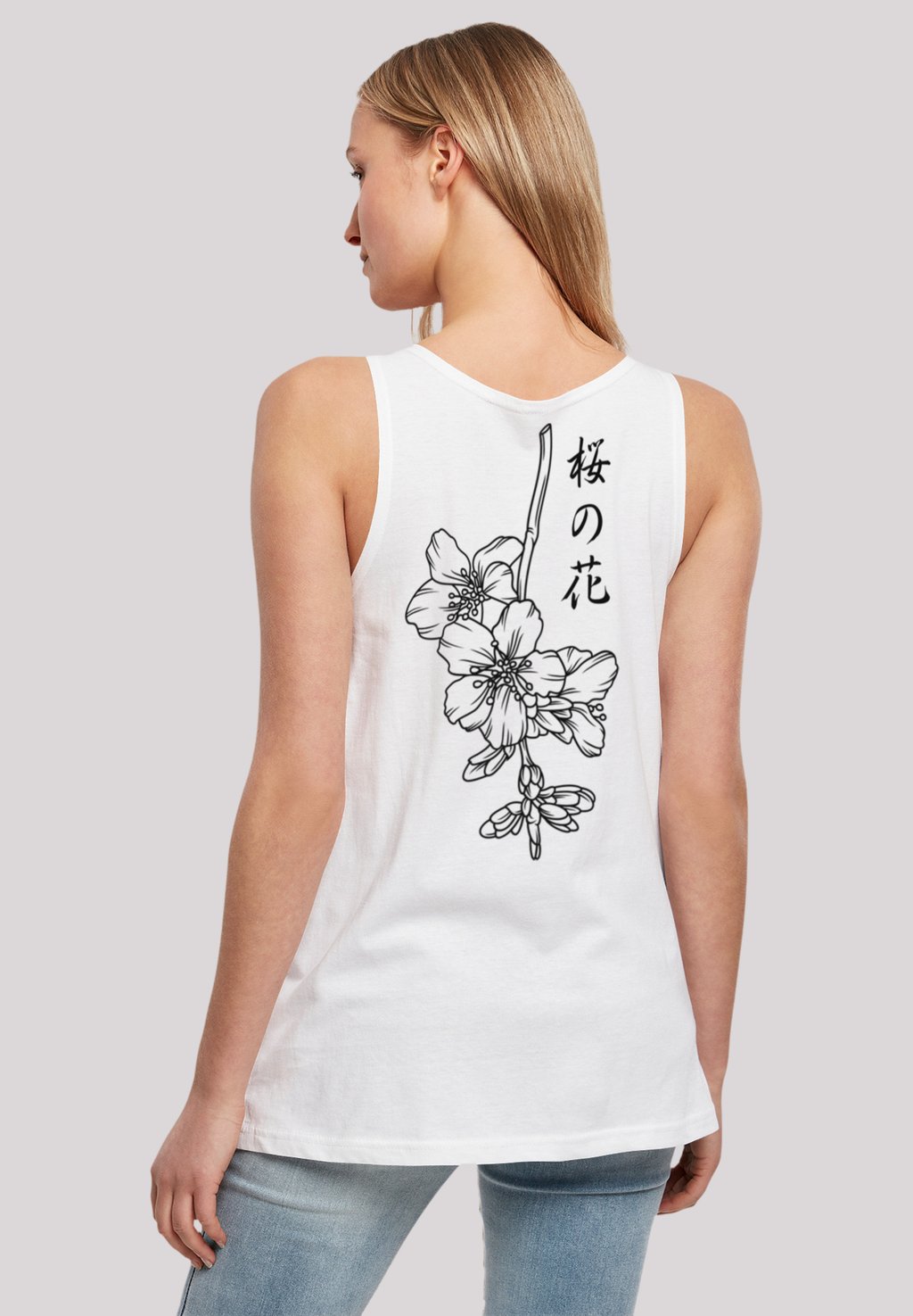 

Топ JAPAN FLOWER F4NT4STIC, белый