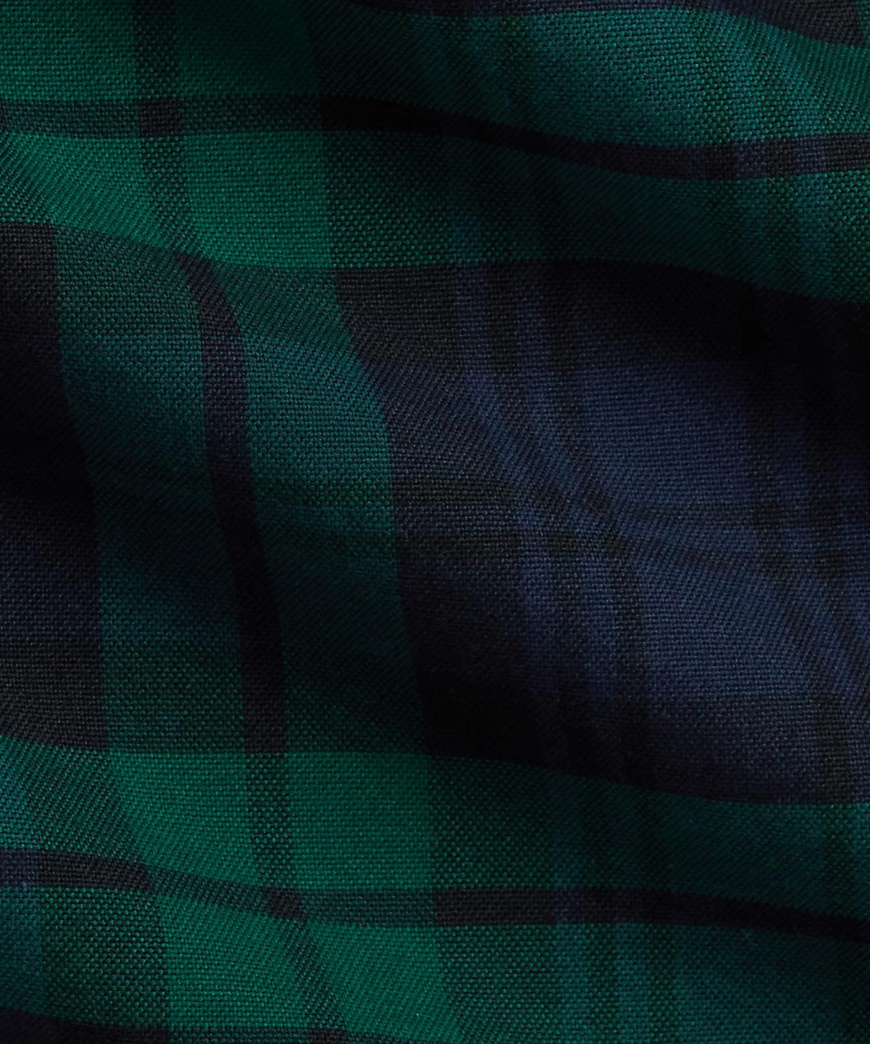 Мужская классическая рубашка с длинным рукавом клетчатая, Oxford POLO RALPH LAUREN, Navy — фото 3