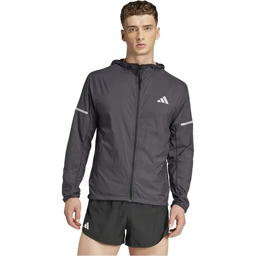 Мужская ветровка-дождевик с капюшоном и UV-защитой adidas Ult Uv, Черный