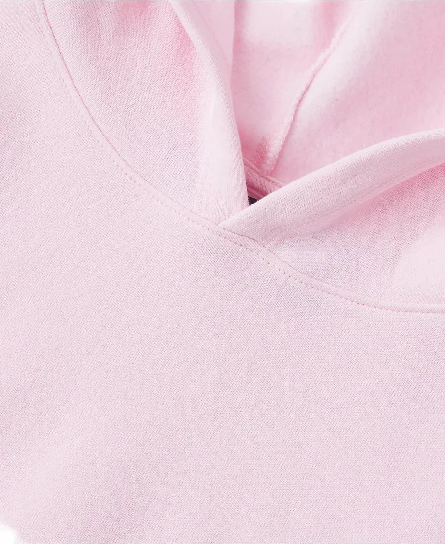 Детский худи из футера с капюшоном, с принтом Lands' End, Pink Tulle — фото 3