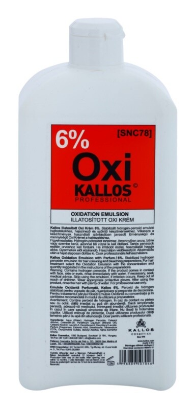 

Крем-оксидант 6%. Kallos Oxi