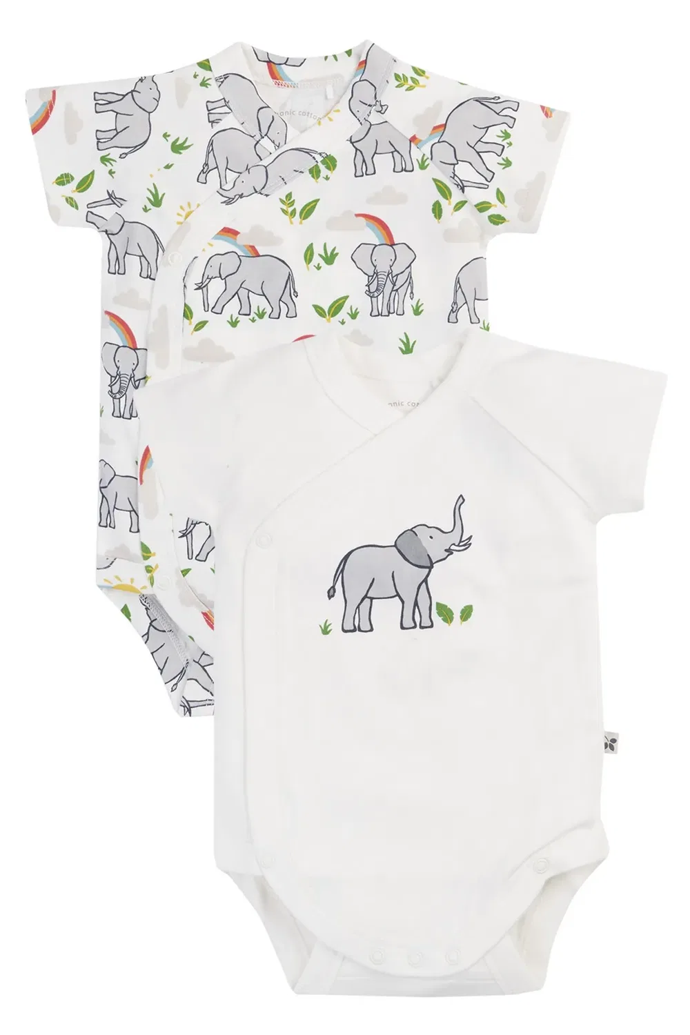 Детский комплект боди Shay Summer Frugi, White