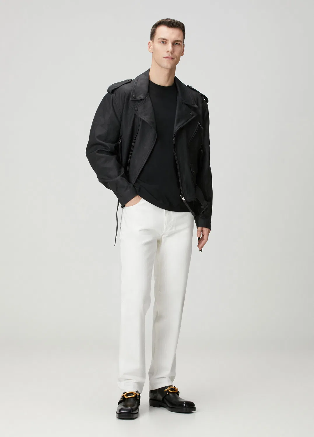 Джинсы Regular Fit Balmain, white