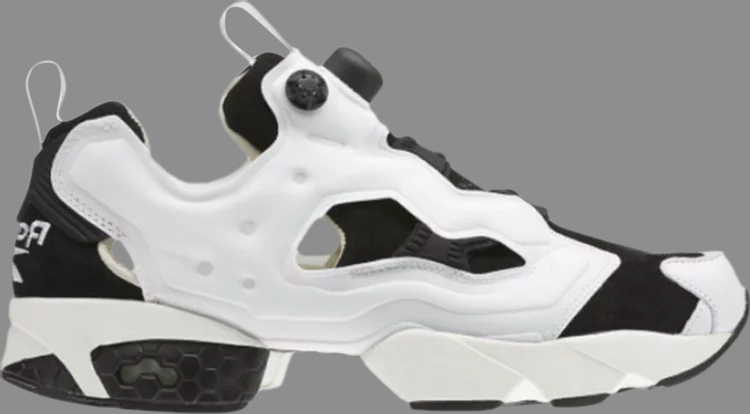 Кроссовки instapump fury og 'panda' Reebok, черный - фото