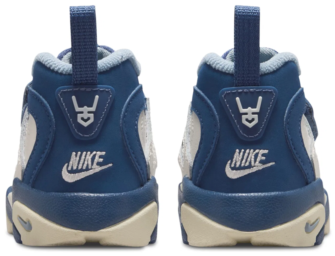 Кроссовки для мальчиков Air Diamond Turf II Nike, цвет Sail/Mystic Navy/Blue Grey — фото 3