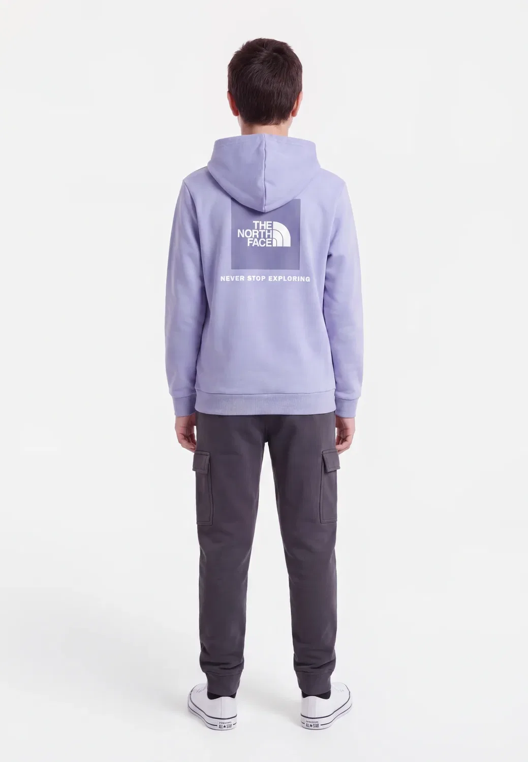 Худи Teen Evolution Box унисекс - худи The North Face, Pale Plum — фото 2