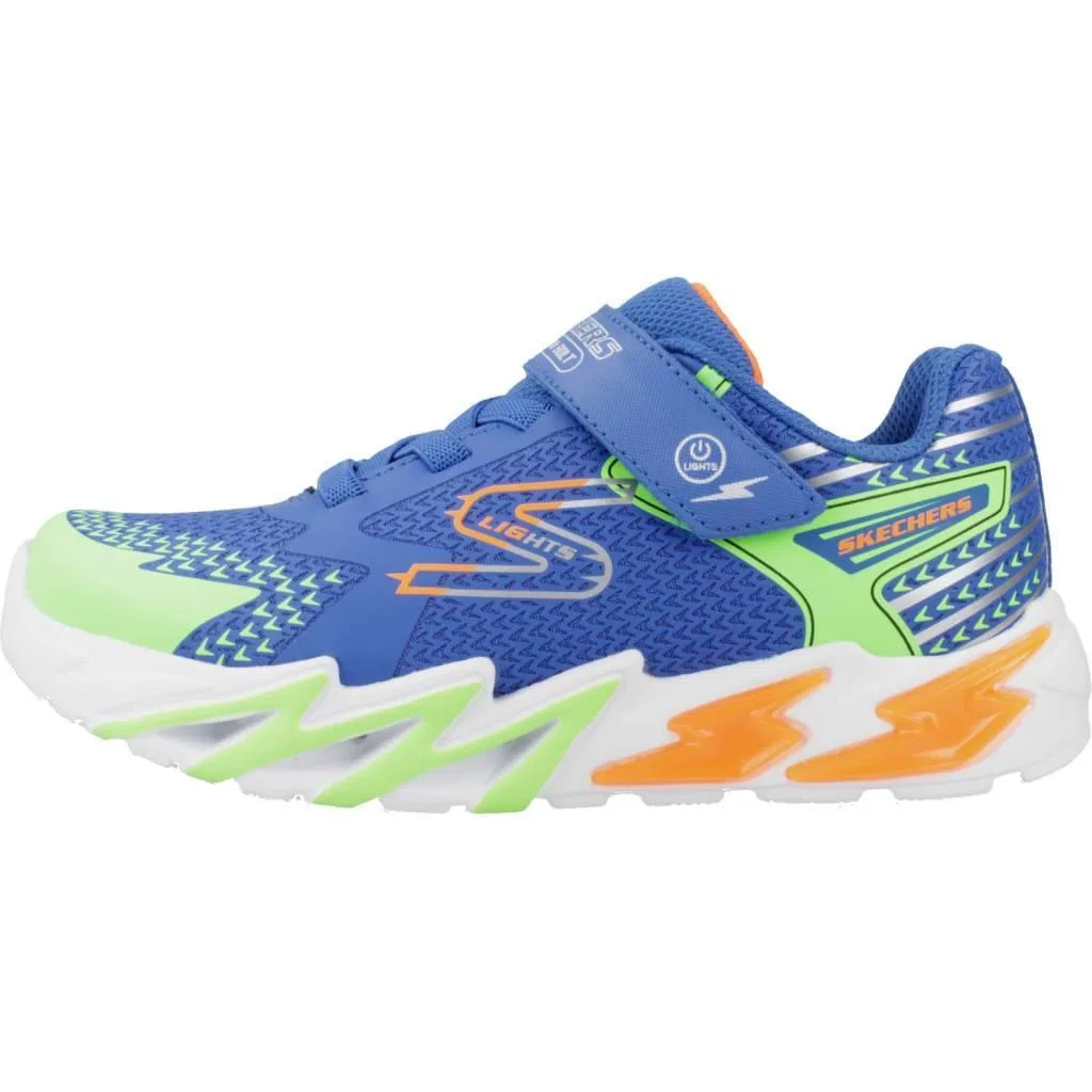 Детские кроссовки со светящейся подошвой FLEX-GLOW BOLT Skechers, Bunt — фото 2